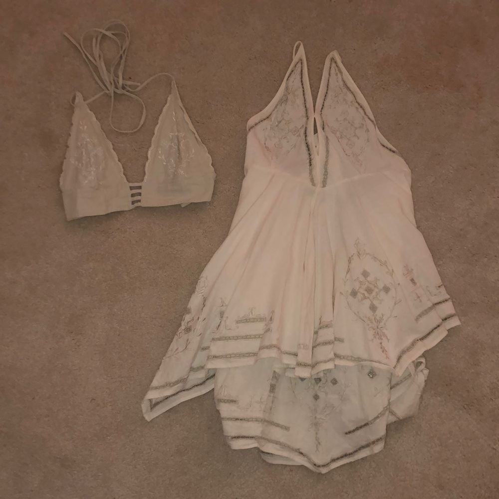 Dress with matching bralette